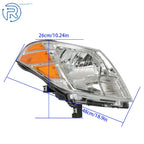Set of 2 Chrome Housing Headlights for Nissan Frontier (2009-2021)