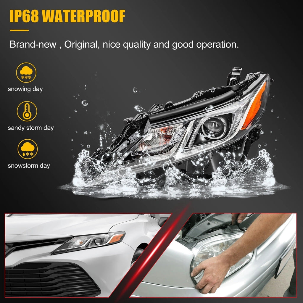 Full LED Headlight Set for Toyota Camry (2018–2024) Left + Right