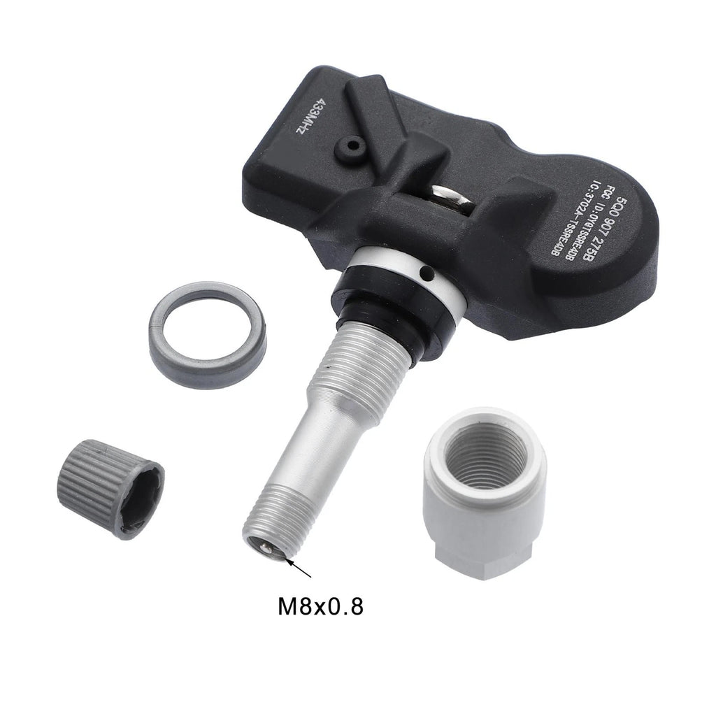 Set of 4 Tire Pressure Monitoring System Sensors 5Q0907275B for Volkswagen (2015–2021)
