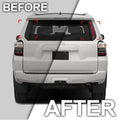 LED Smoke Lens Rear Window C Pillar Trim Tail Light for Toyota 4Runner (2010–2023)