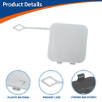 Rear Tow Hook Cover for BMW 530i 540i M5 (No. 51127475589) Silver Tone