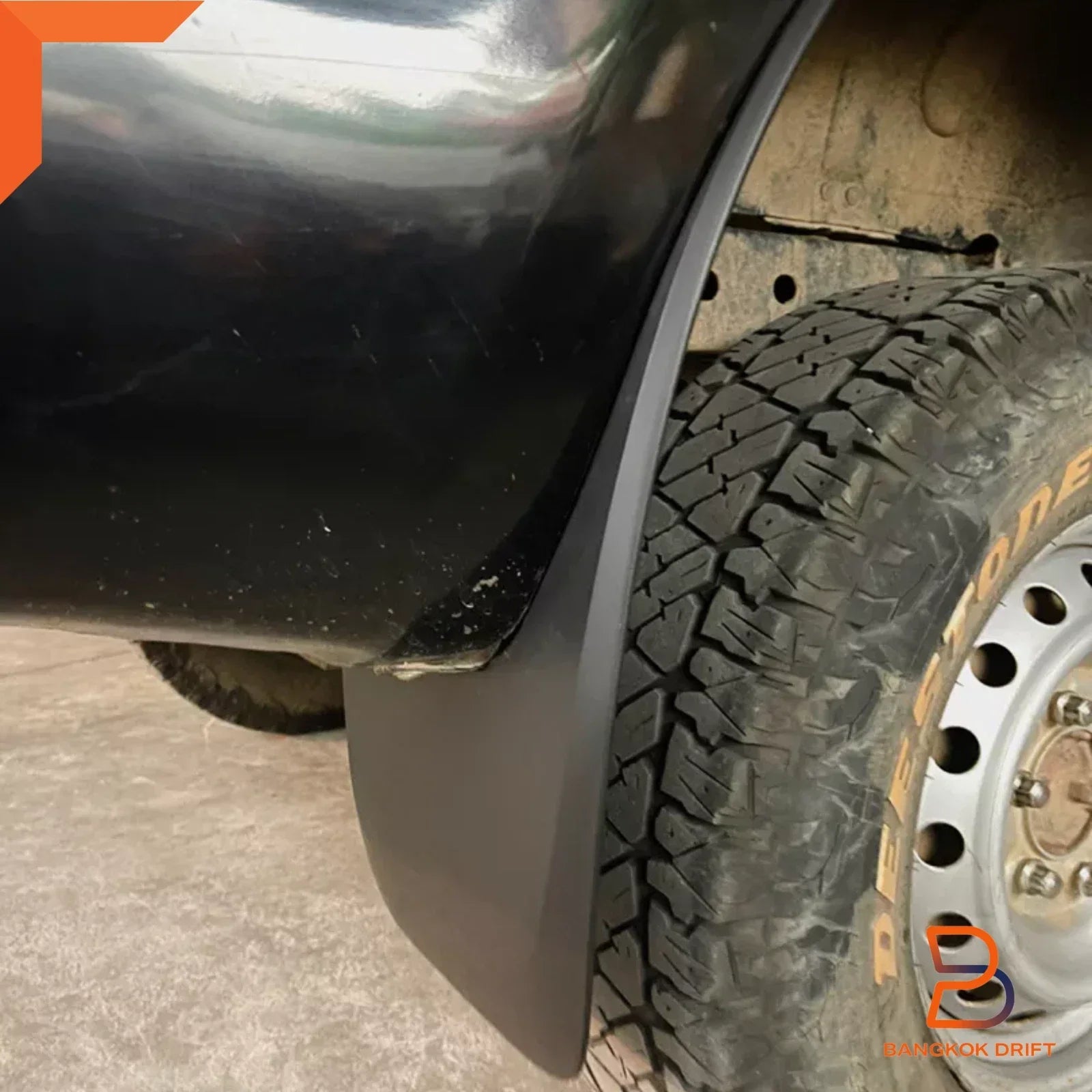 Genuine Rear Mud Flaps for Ford Ranger T6 High Ride 4WD (2012-2021)