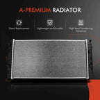 Radiator with Oil Cooler for Honda Civic Acura CSX (2006–2011)