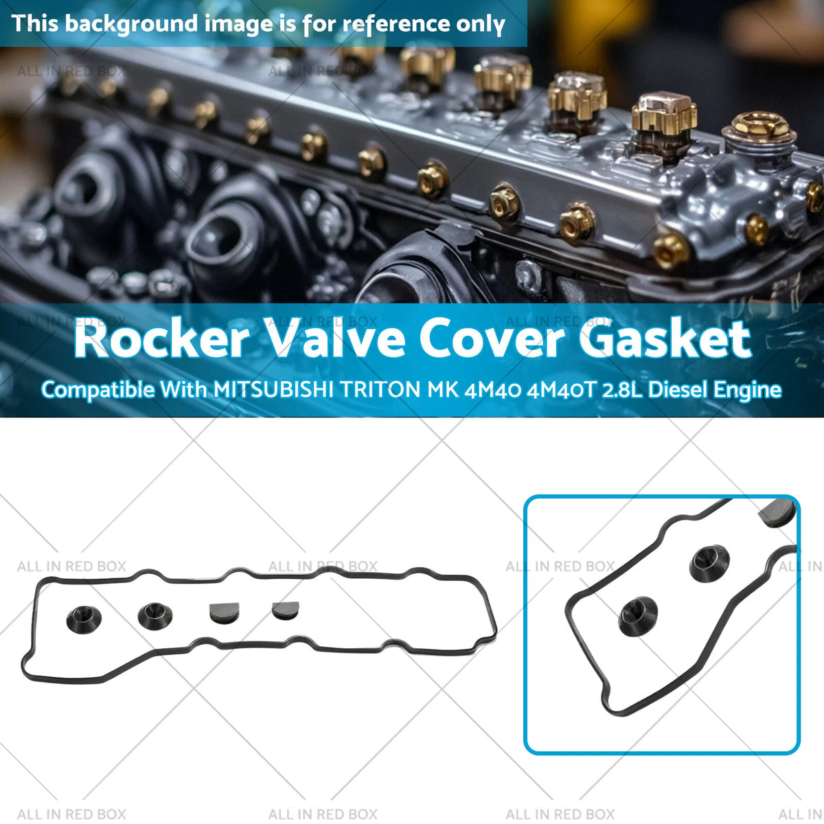 Rocker Valve Tappet Cover Gasket Set for Mitsubishi Triton (1996–2006)