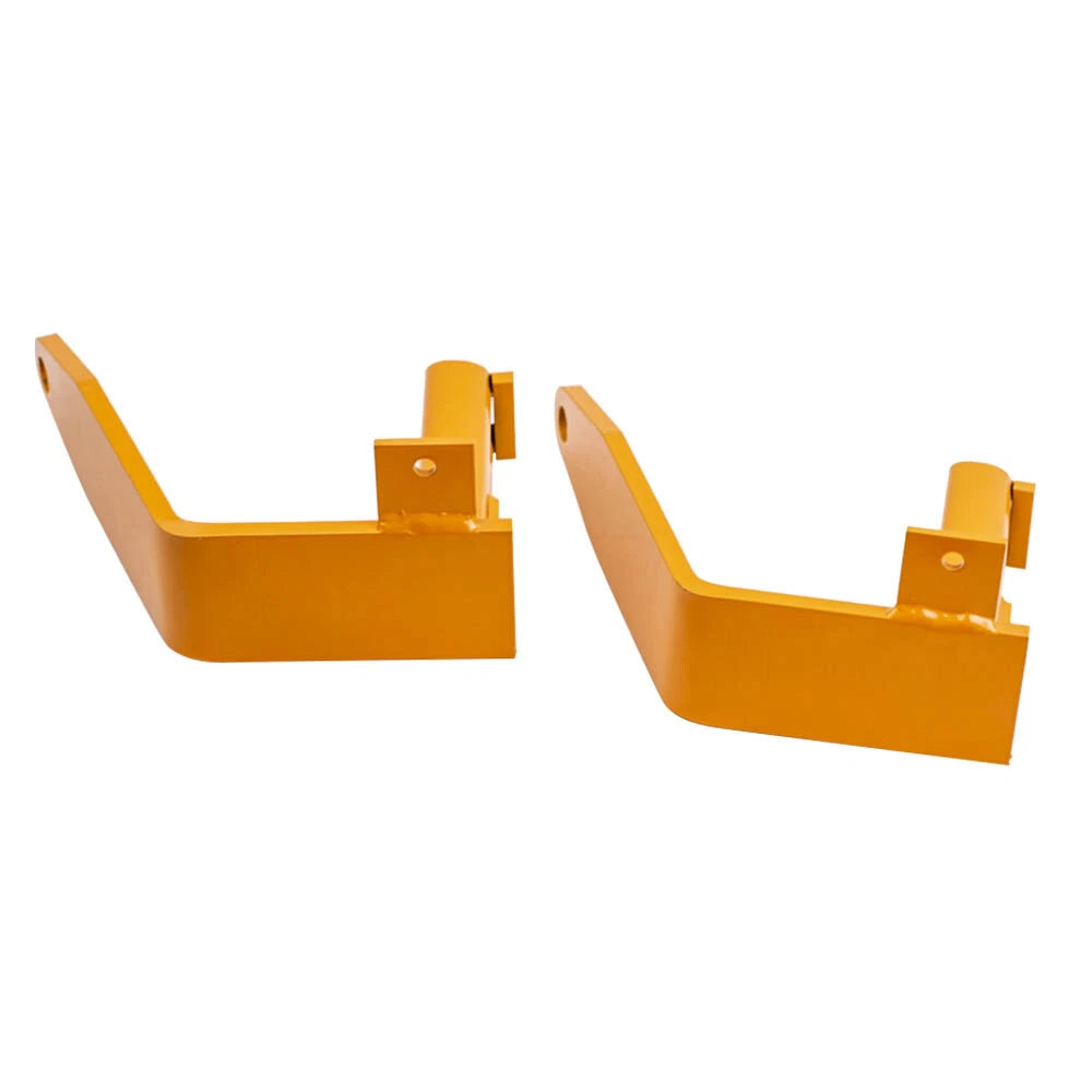 Set of 4 Orange Universal Powder Coated Camper Tie Downs for Full-Size