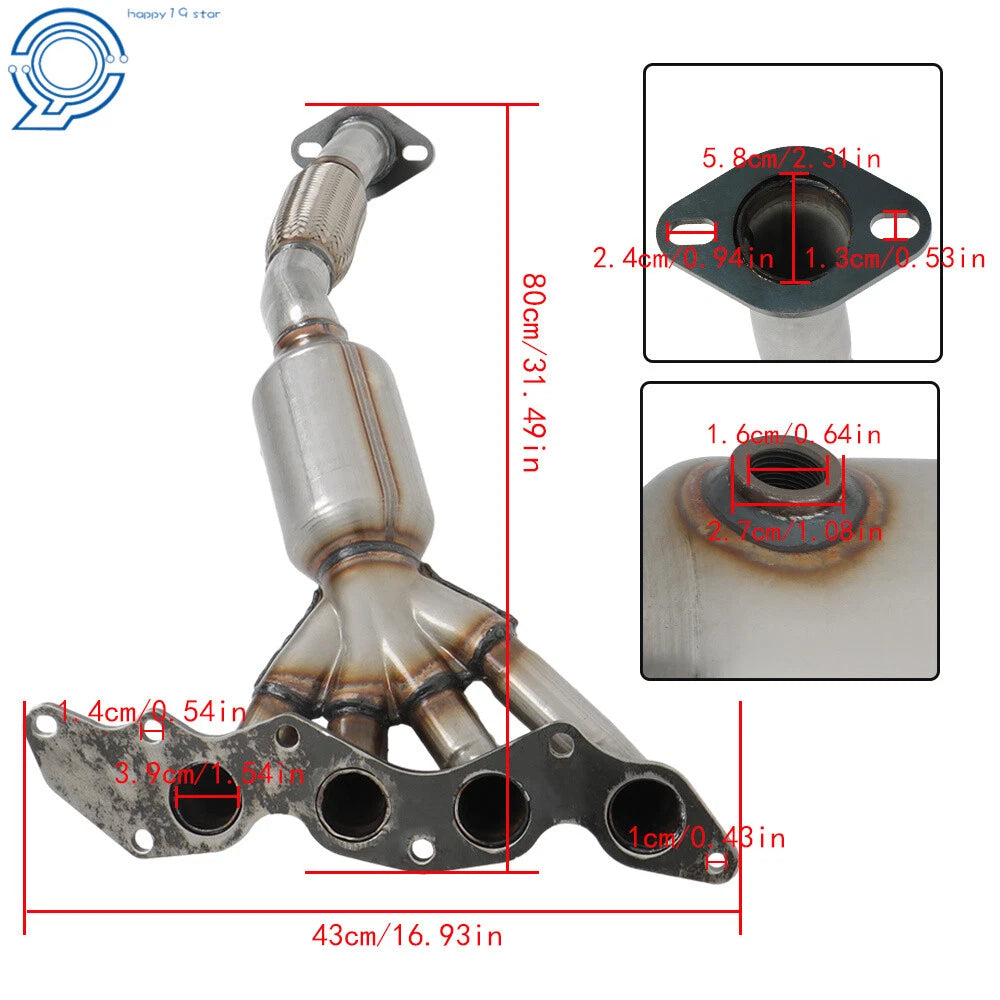 Exhaust Manifold Catalytic Converter for Ford Focus (2008-2011)