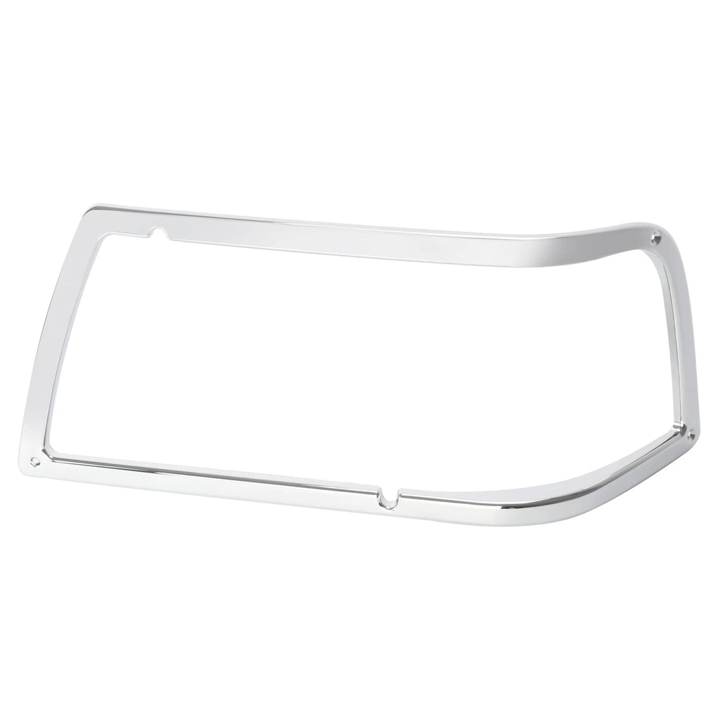 Chrome Headlight Bezel Cover Trim Pair for Peterbilt 375 385
