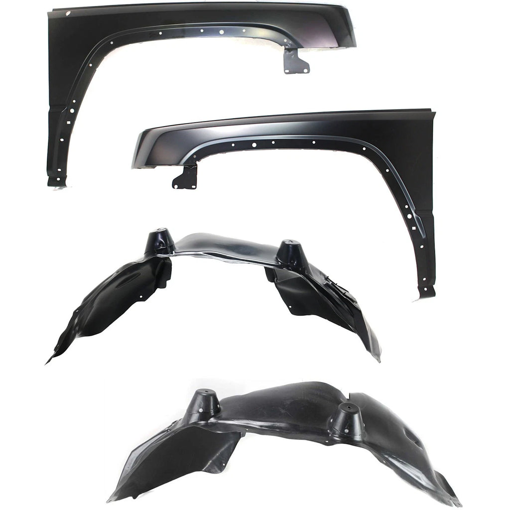 Fender Kit for Jeep Commander (2006–2010) Front Left & Right with Antenna Hole