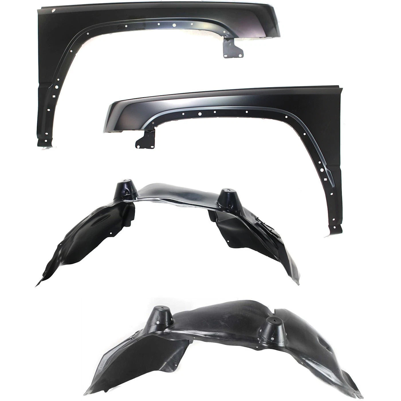 Fender Kit for Jeep Commander (2006–2010) Front Left & Right with Antenna Hole