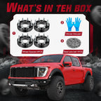 2" 8x180 Wheel Spacers for GMC Sierra Chevy Silverado 2500 HD 3500 HD (2001–2025)