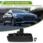 Exterior Door Handle for Chevrolet Astro (1992–2005) Front Right Black Plastic