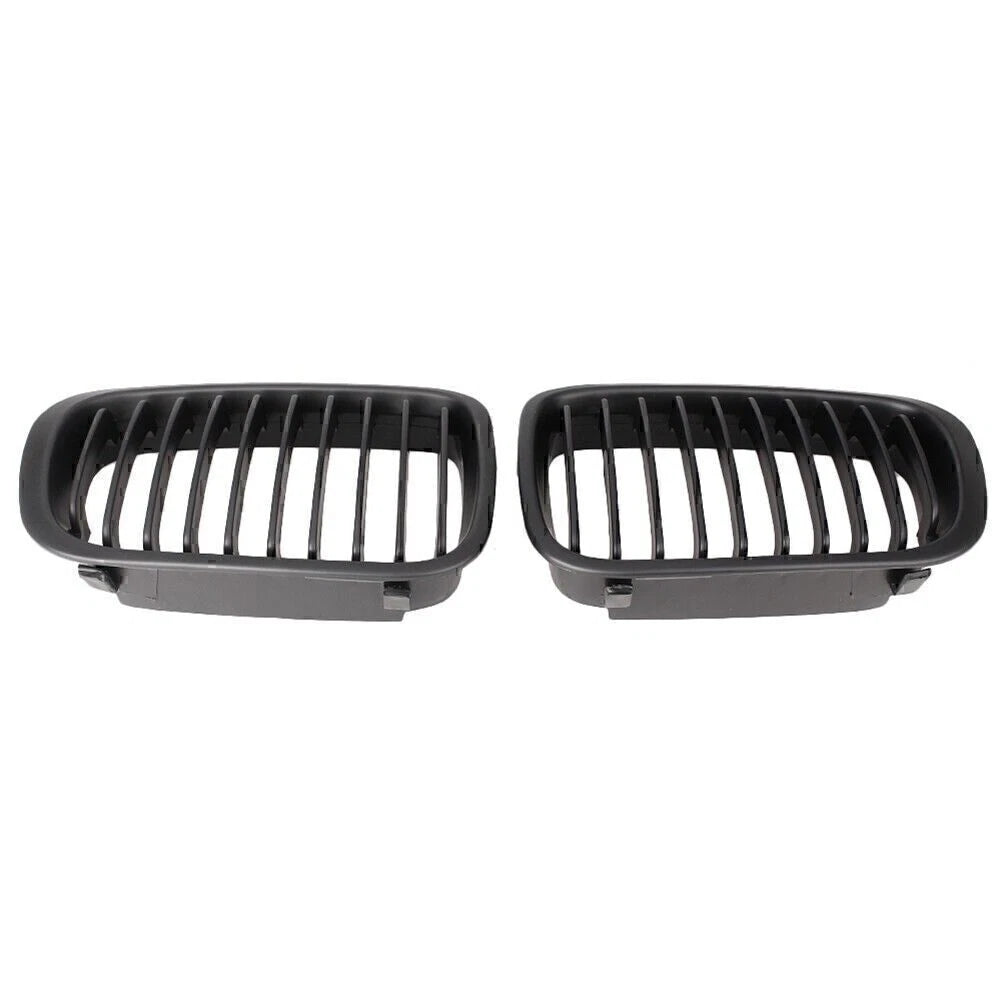 Front Grille Cover for BMW E46 320i 323i 330i (1998–2001) Matte Black