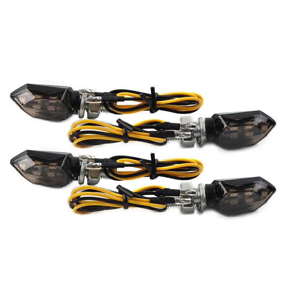 4X 12V 5-LED Turn Signal Blinker Lights for Mini Motorcycle (Universal)