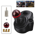 6 Speed Carbon Fiber Shift Knob + Adapter for Logitech G27 G29 G920 G923