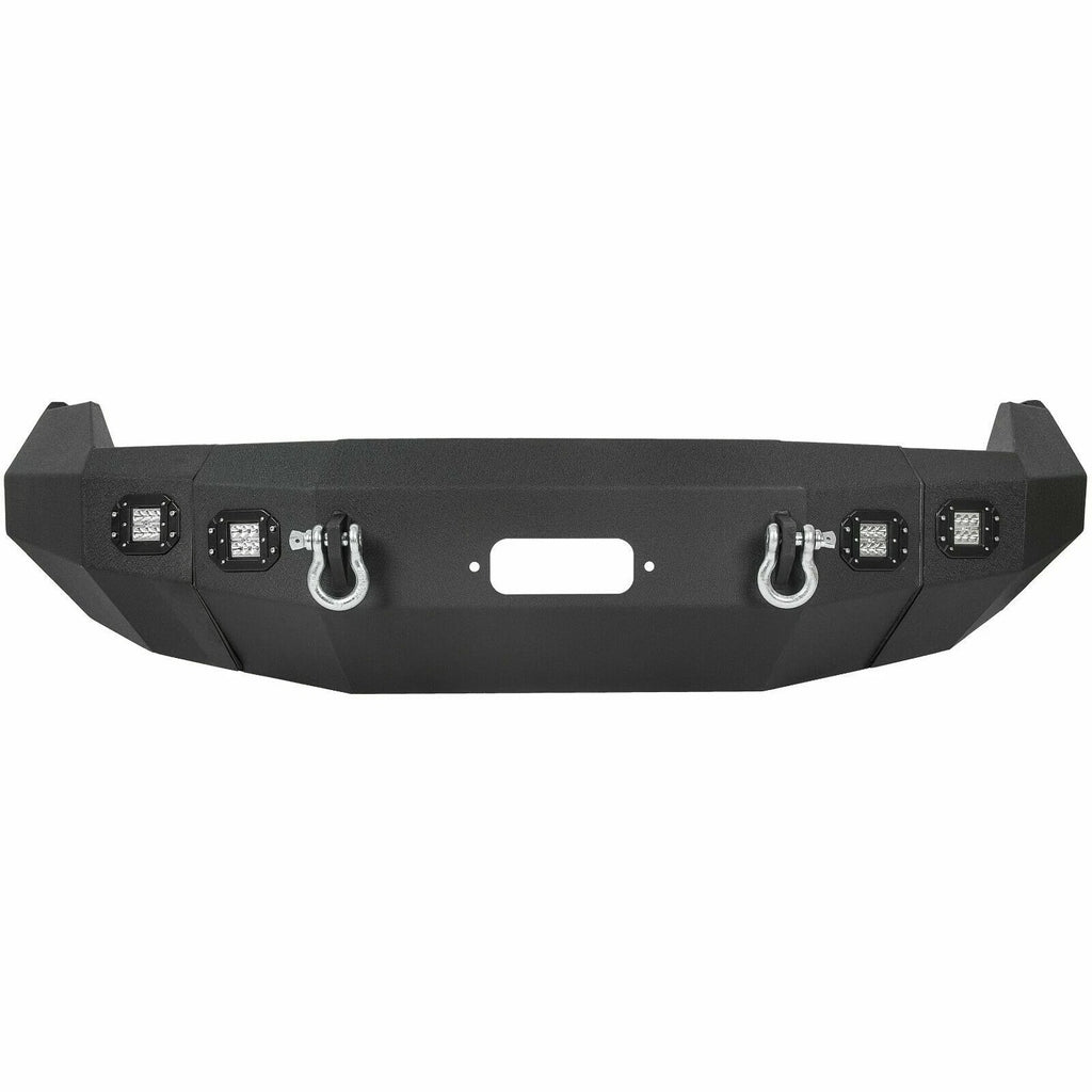 Front Bumper w/ LED Lights & D-Rings for Ford F150 (2009–2014)