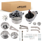 Chrome Drive System Kit for Chevy Small Block (1969–1989)