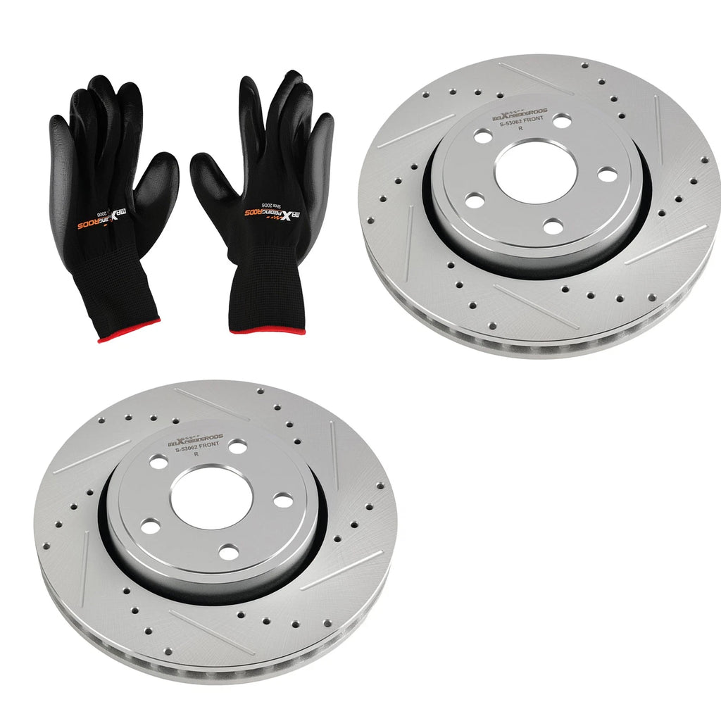 Front Left Right Brake Rotors Kit for Dodge Durango (2011–2020)