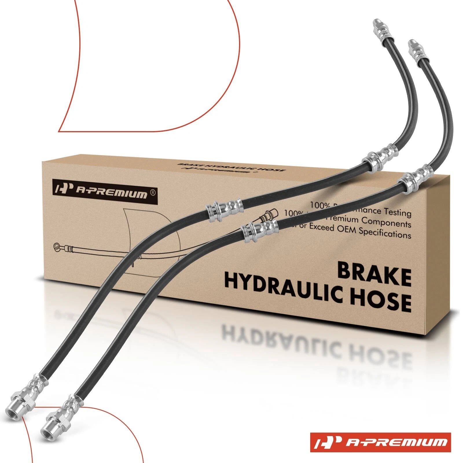 2X Rear Brake Hydraulic Hose for BMW Z4 (2009–2016)