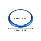 Aluminum Alloy Multimedia Knob Ring for BMW 1 2 3 5 6 7 Series X2 X3 (2000–2023)
