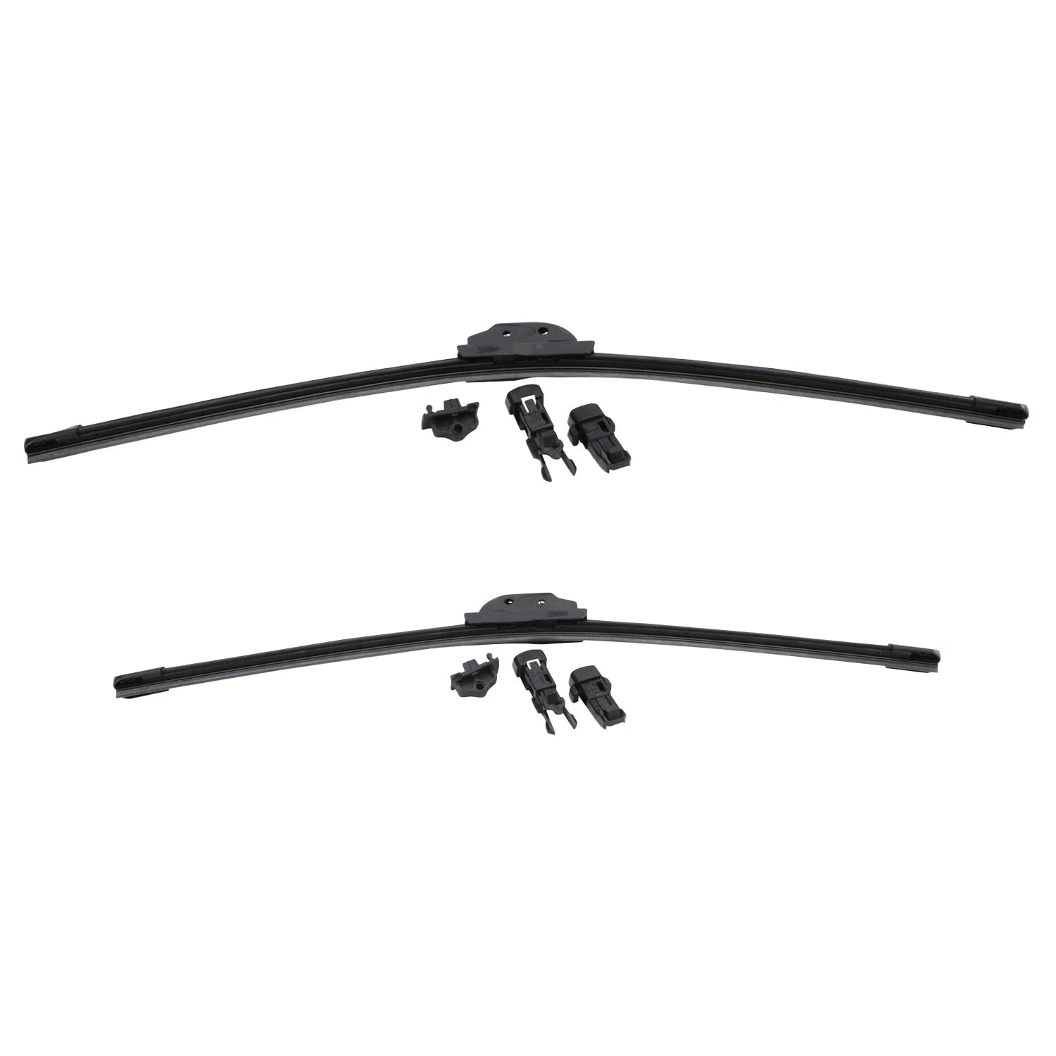 2X Valeo Beam Titanium Windshield Wiper Blades for 24" 22"