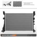 Aluminum Core Radiator DPI-13513 for Fiat 500L (2014–2019)