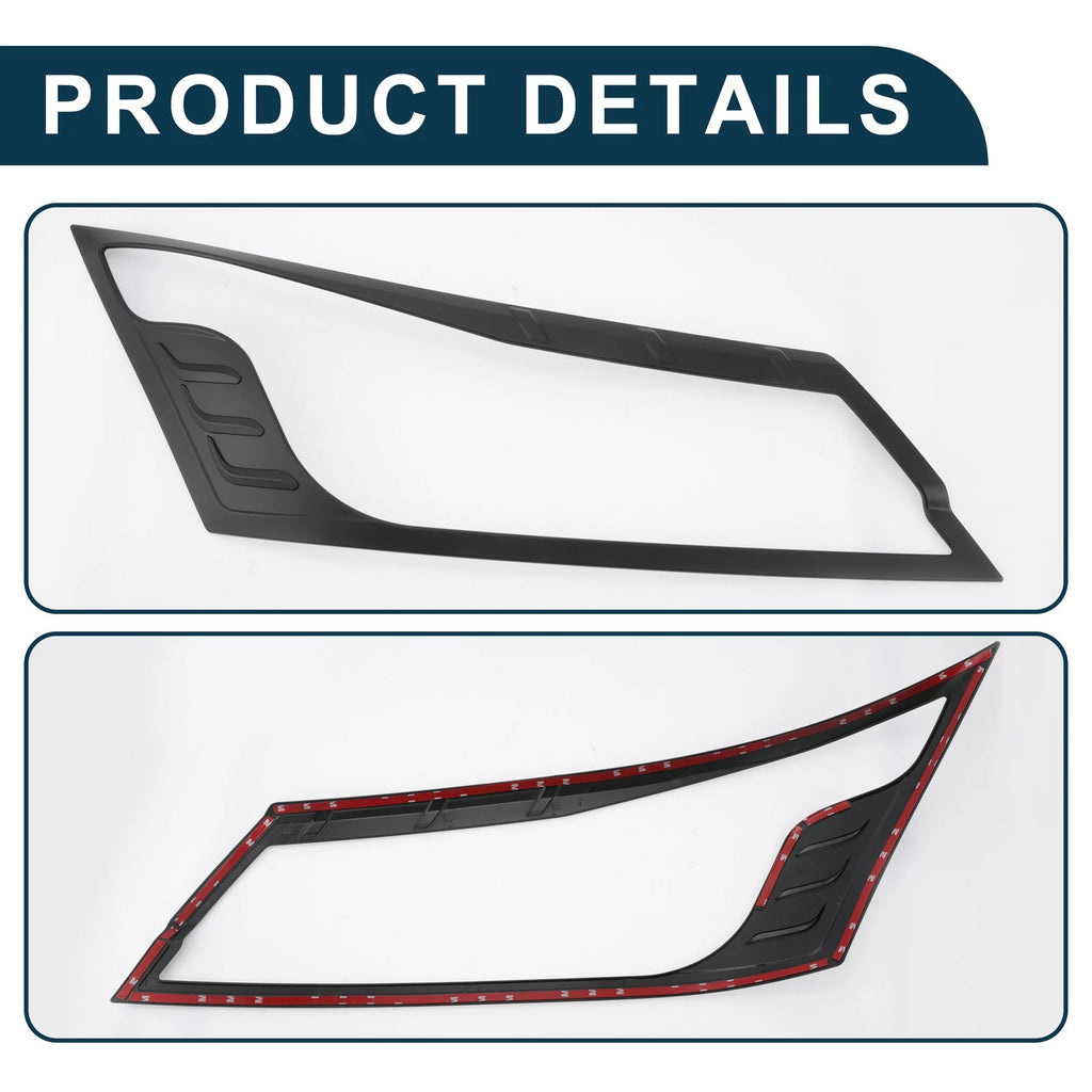1 Pair Headlight Trim Bezel for Toyota Hiace Commuter (2019–2020) 781954278690