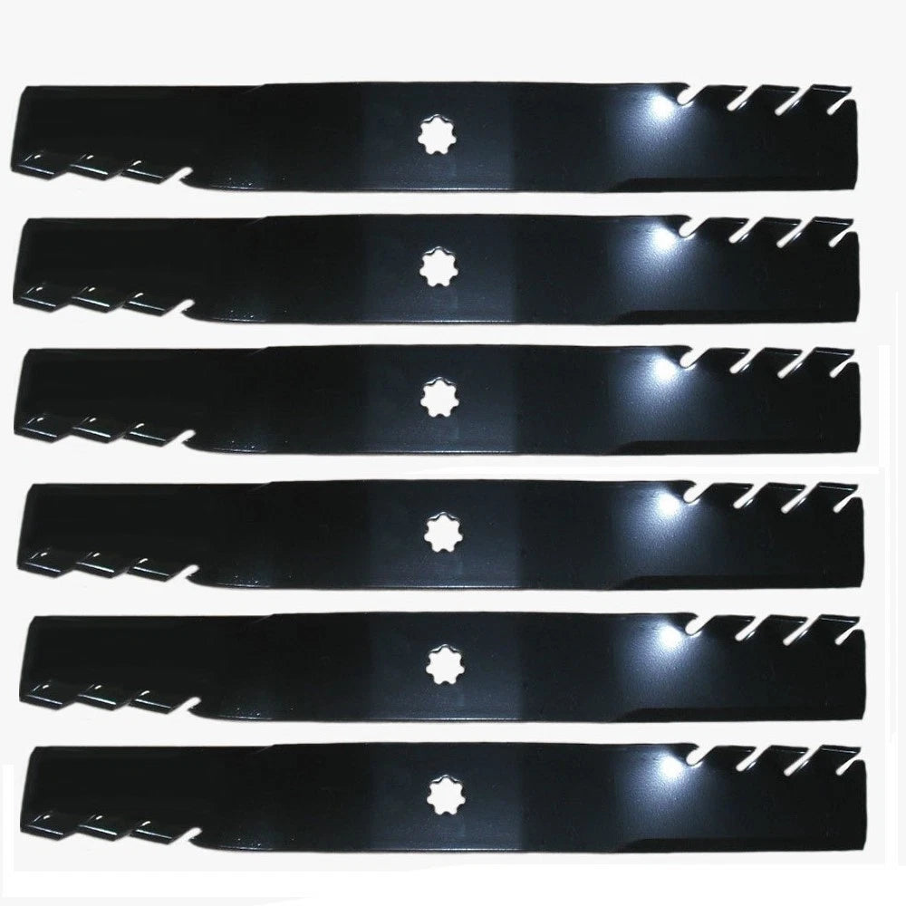 6 Pack G6 Blades for John Deere (M112991, M82408, M83459, M84472)
