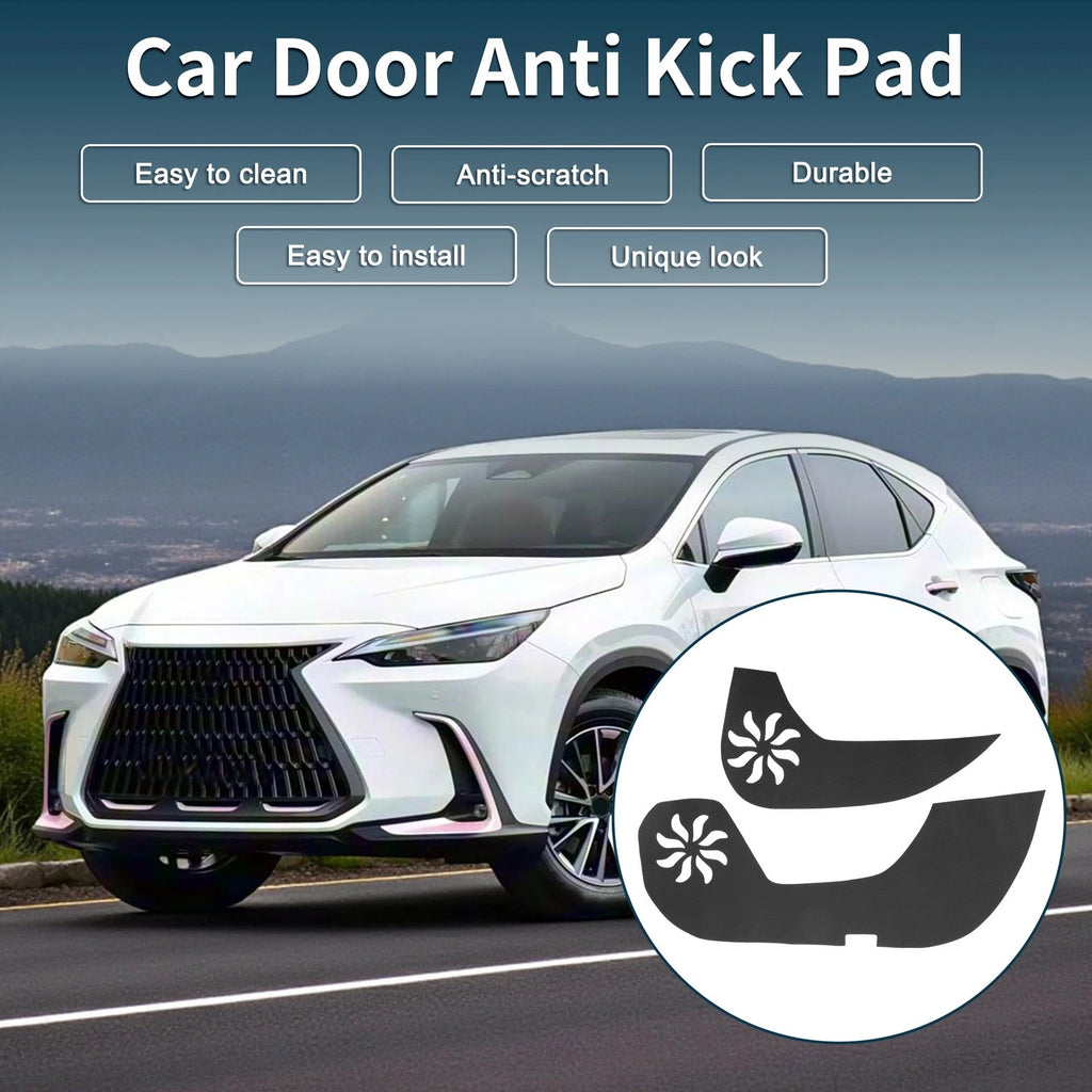 Leather Car Door Anti Kick Pad Sticker for Lexus NX (2020–2023)