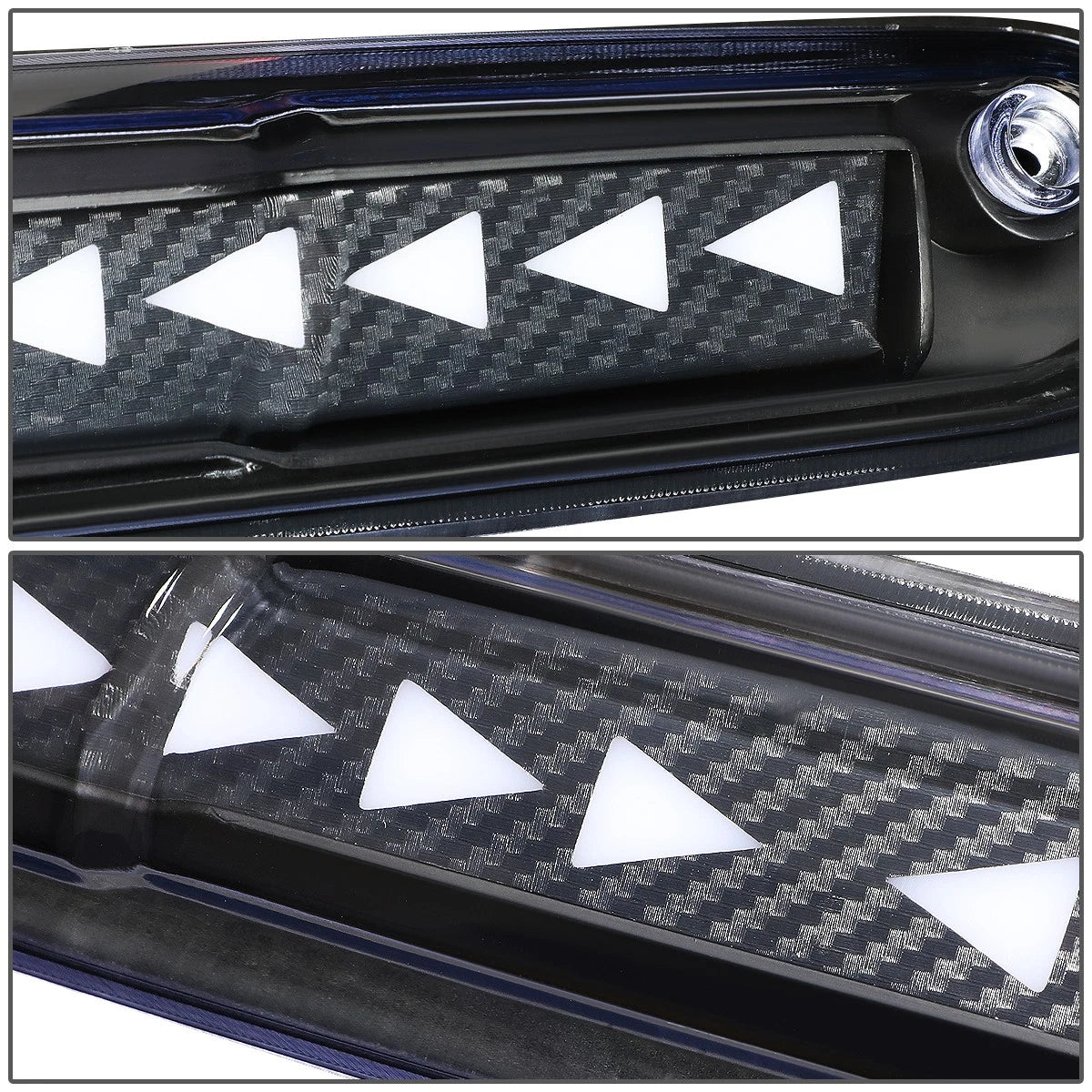 Chasing Triangle LED 3rd Brake Light Lamp for Silverado Sierra (2007–2014)