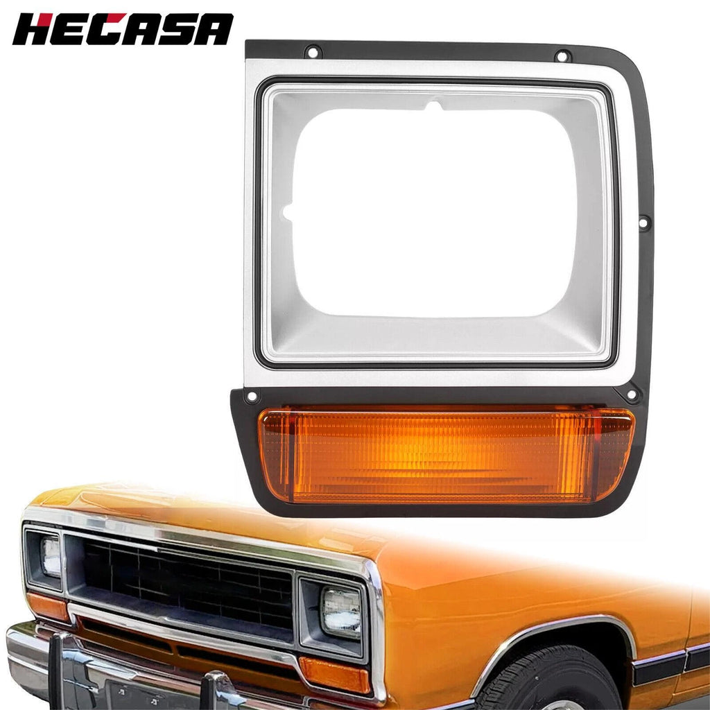 Headlight Bezel with Corner Light for Dodge Pickup (1986–1990)