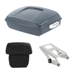 Chopped Trunk Backrest Mount for Harley Street Glide (2014–2023) Gunship Gray
