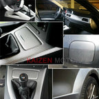 3D Waterproof Carbon Fiber Vinyl Car Wrap for Universal (---)