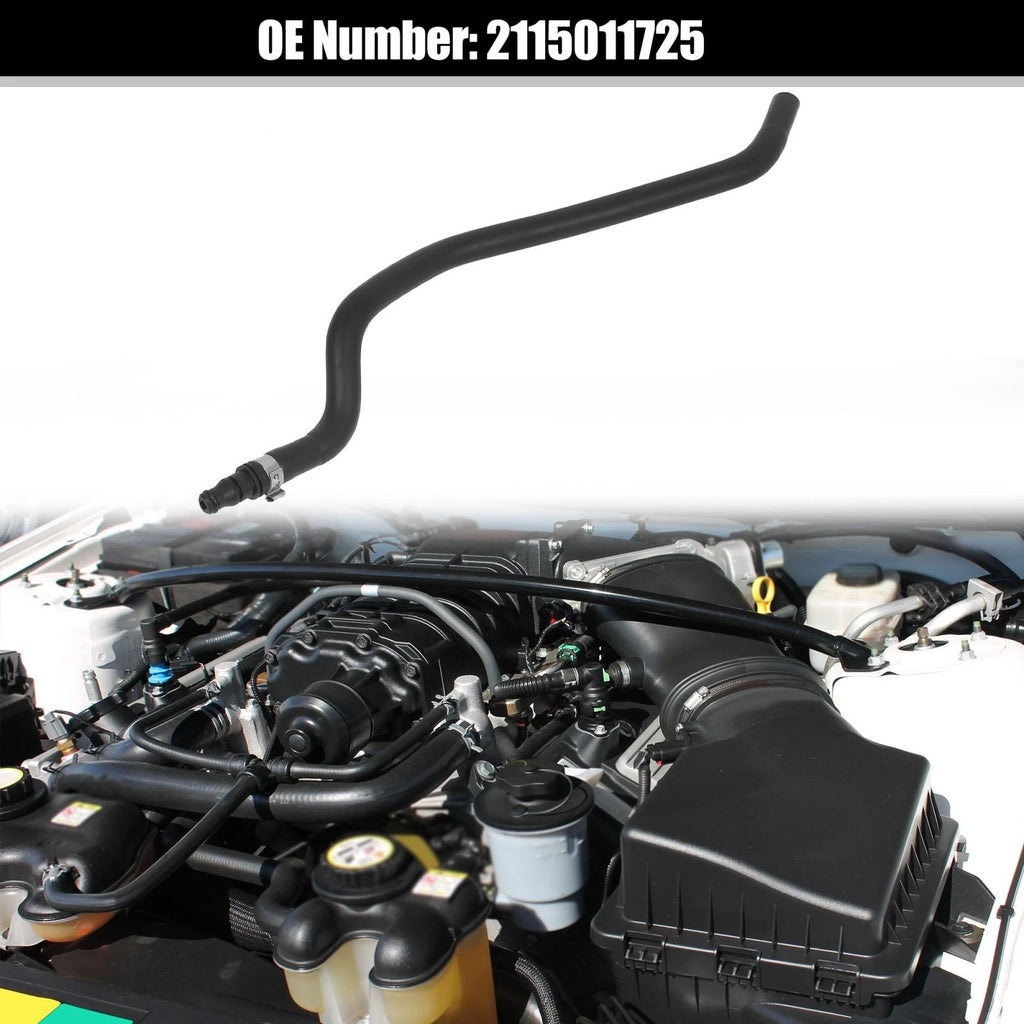 Coolant Breather Pipe Tube 2115011725 Rubber for Mercedes-Benz E550 (2007–2009)