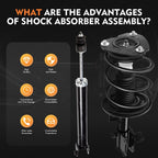 Set of 4 Complete Struts and Shocks for Nissan Maxima (2009-2014)