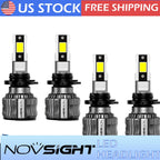 4X 9005 LED Headlight Bulbs 6500K for Toyota RAV4 (2013–2015)