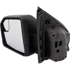 Driver Mirror for Ford F-150 (2015–2020) Manual Control Textured Black