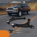Set of 6 Front Lower Control Arms Ball Joints Tie Rods for Honda Ridgeline (2006–2014)