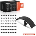 50x Nylon Hood Insulation Retainer Clips for Chrysler Ford