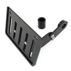 Black Side Mount License Plate Bracket for Harley Softail