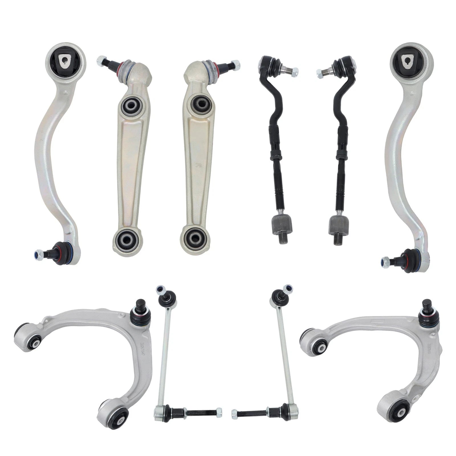 Set of 10 Front Control Arm & Tie Rod End Kit for BMW X5 E70 (2007–2013)
