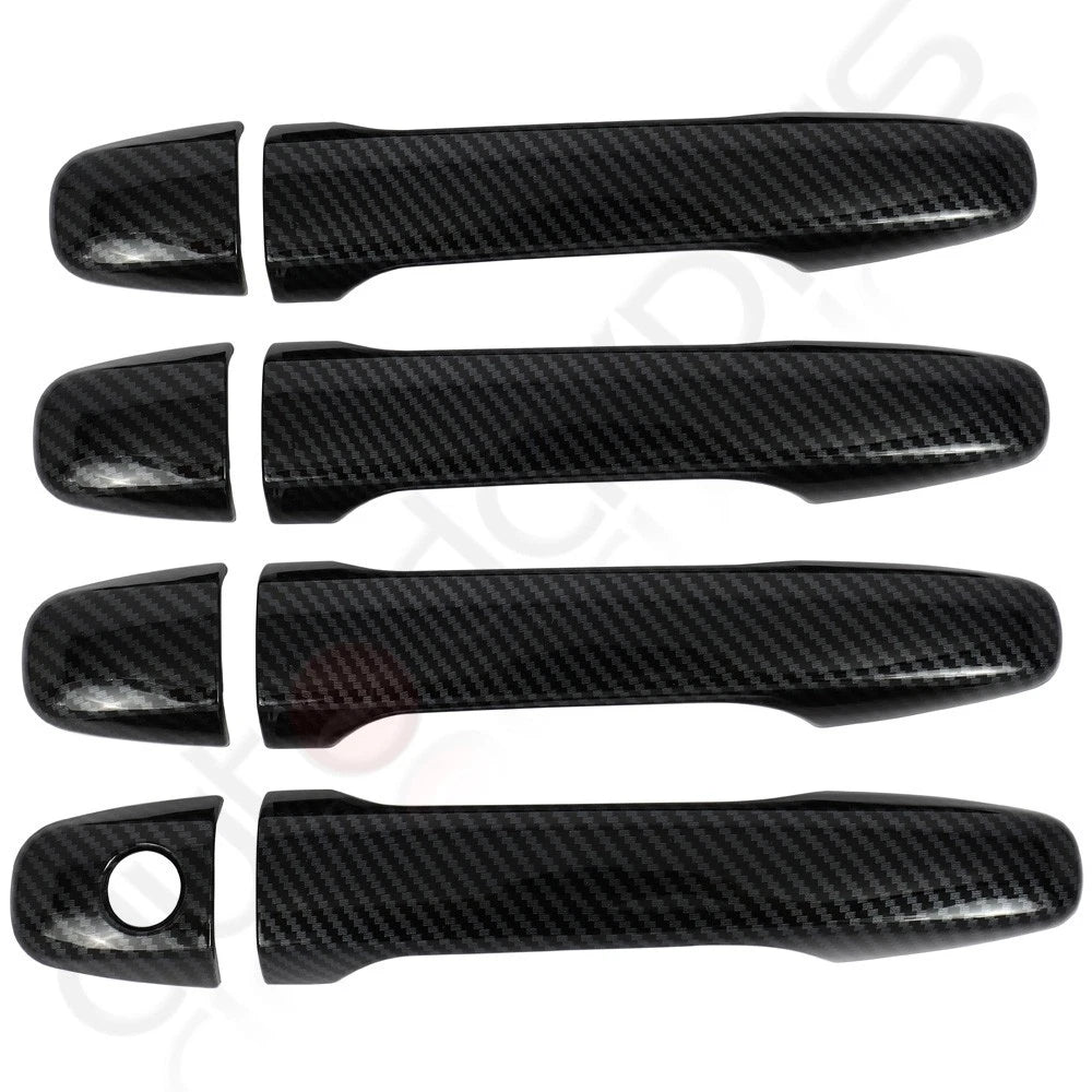 Set of 4 Carbon Fiber Door Handle Covers for Subaru WRX STi (2015–2021)