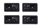 Inner Door Handle 4pcs Textured Black for Jeep Wrangler TJ (1997–2006)