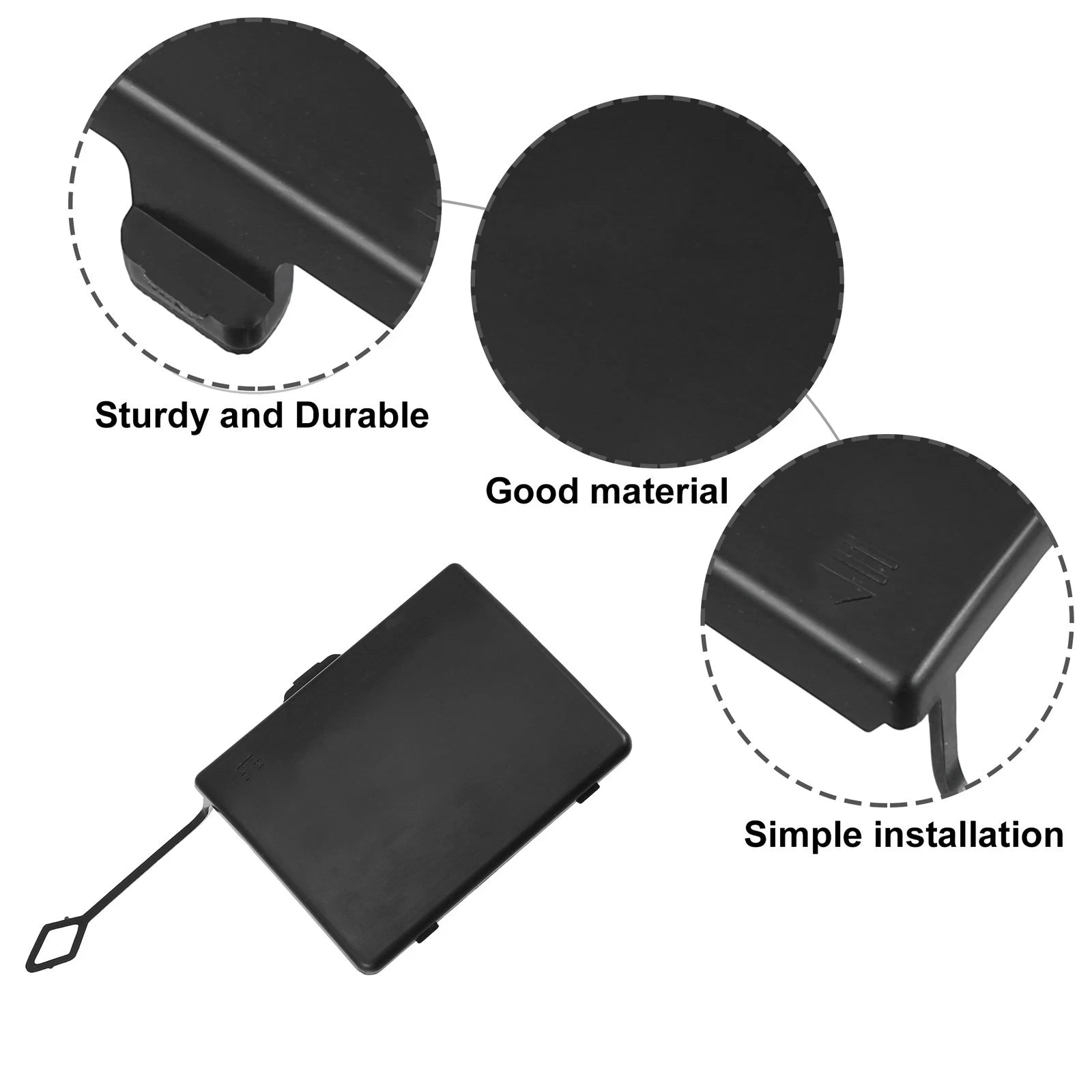 Tow Eye Hook Cover Cap for Mercedes-Benz R350 (2007–2012)