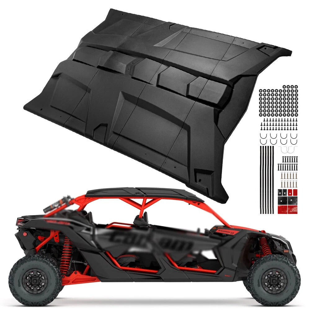 Black Combination Hard Roof for Can Am Maverick X3 Max Turbo (2017–2024) 715003750