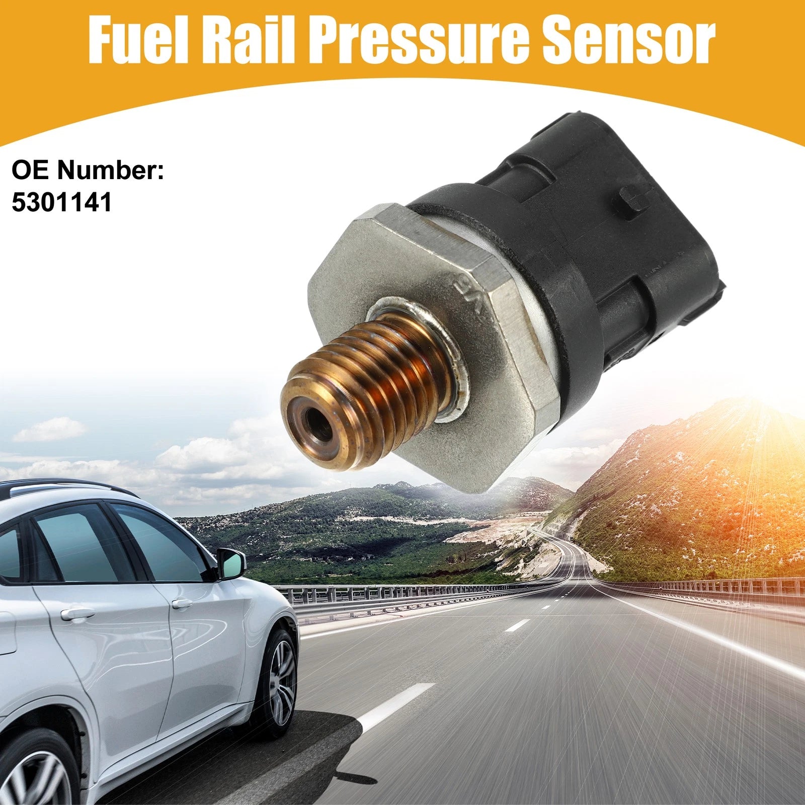 Fuel Rail Pressure Sensor No. 5301141 for Ford F-250 F-350 Super Duty (2017–2019)