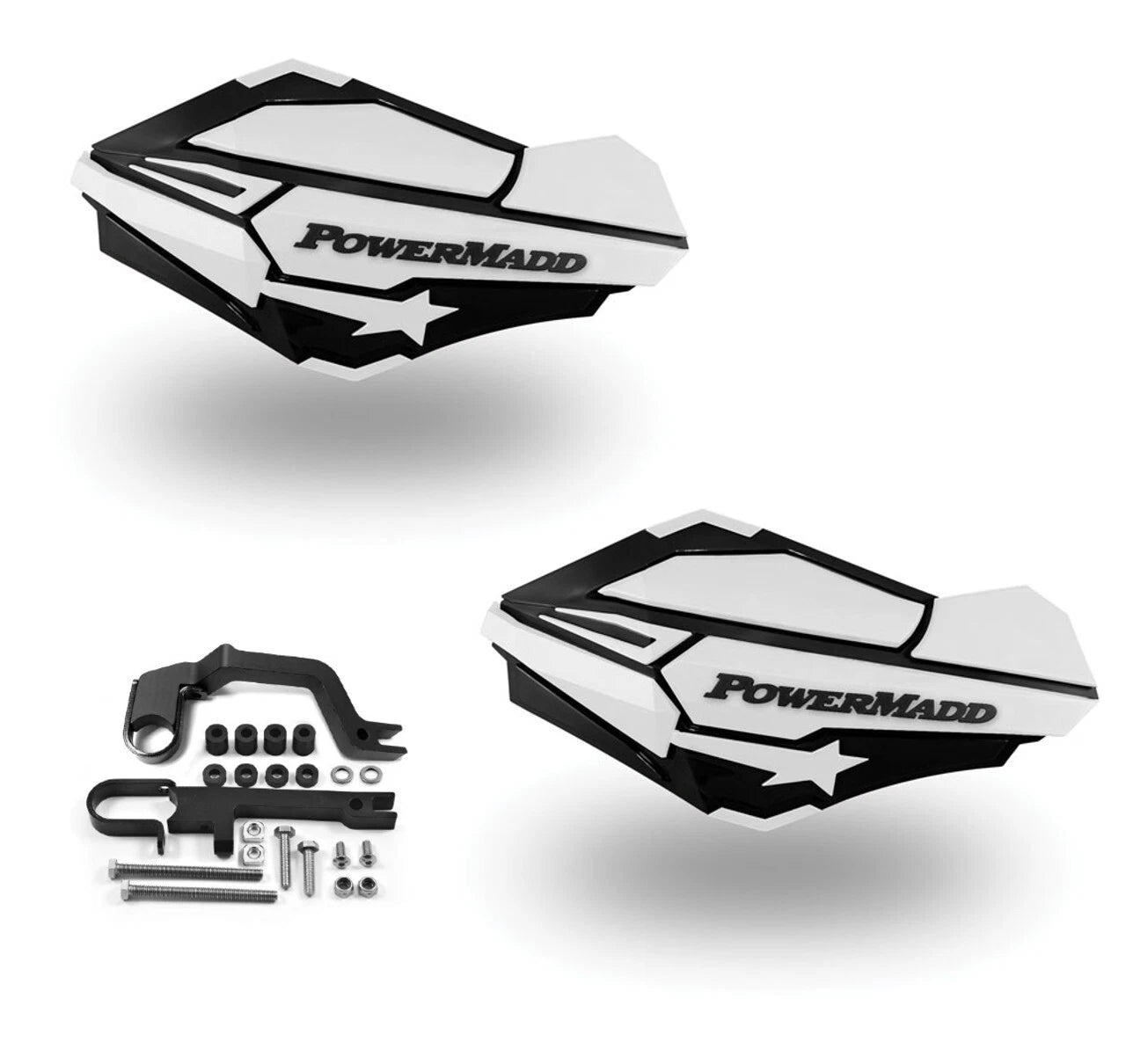 Powermadd Sentinel Handguards for Snowmobile (Stealth, Hayes)