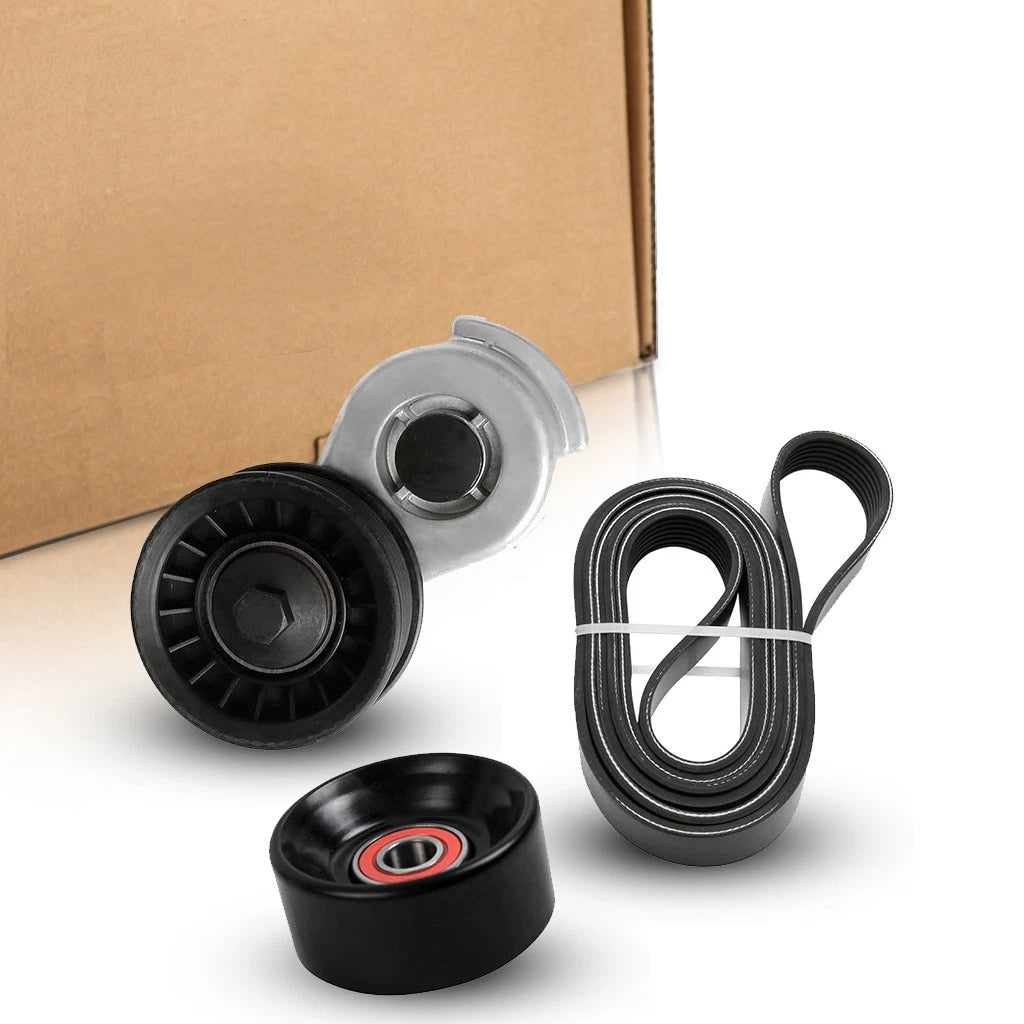 Serpentine Belt Tensioner Pulley Kit for Dodge Dakota Durango Ram 1500 (2000–2004)