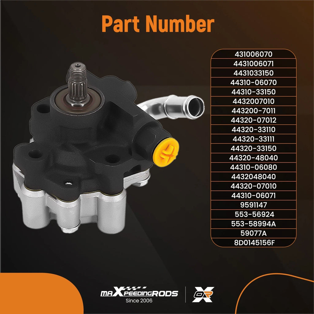 Power Steering Pump for Toyota Camry 3.0L V6 1995–2006 (3.3L 2004–2006)