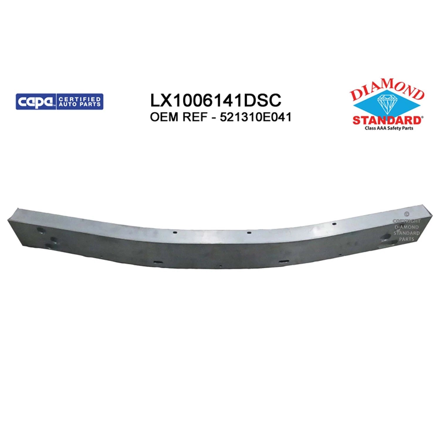 Replacement Steel Front Bumper Impact Bar (See compatibility Chart)