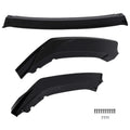 Front Bumper Addition for Honda Civic SI/Hatchback (2017–2021) Black Plastic